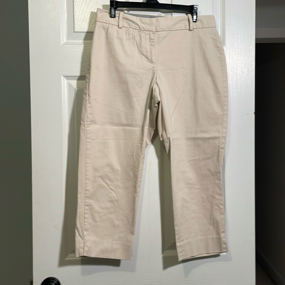 Talbots Chino cropped pants.